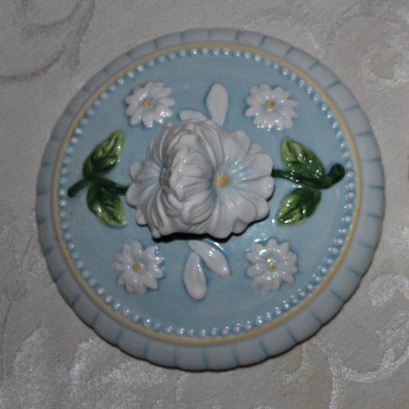 Bella Casa by Ganz Jewelry Trinket Dish | Jewellery Dish Covered - Picture 5 of 13